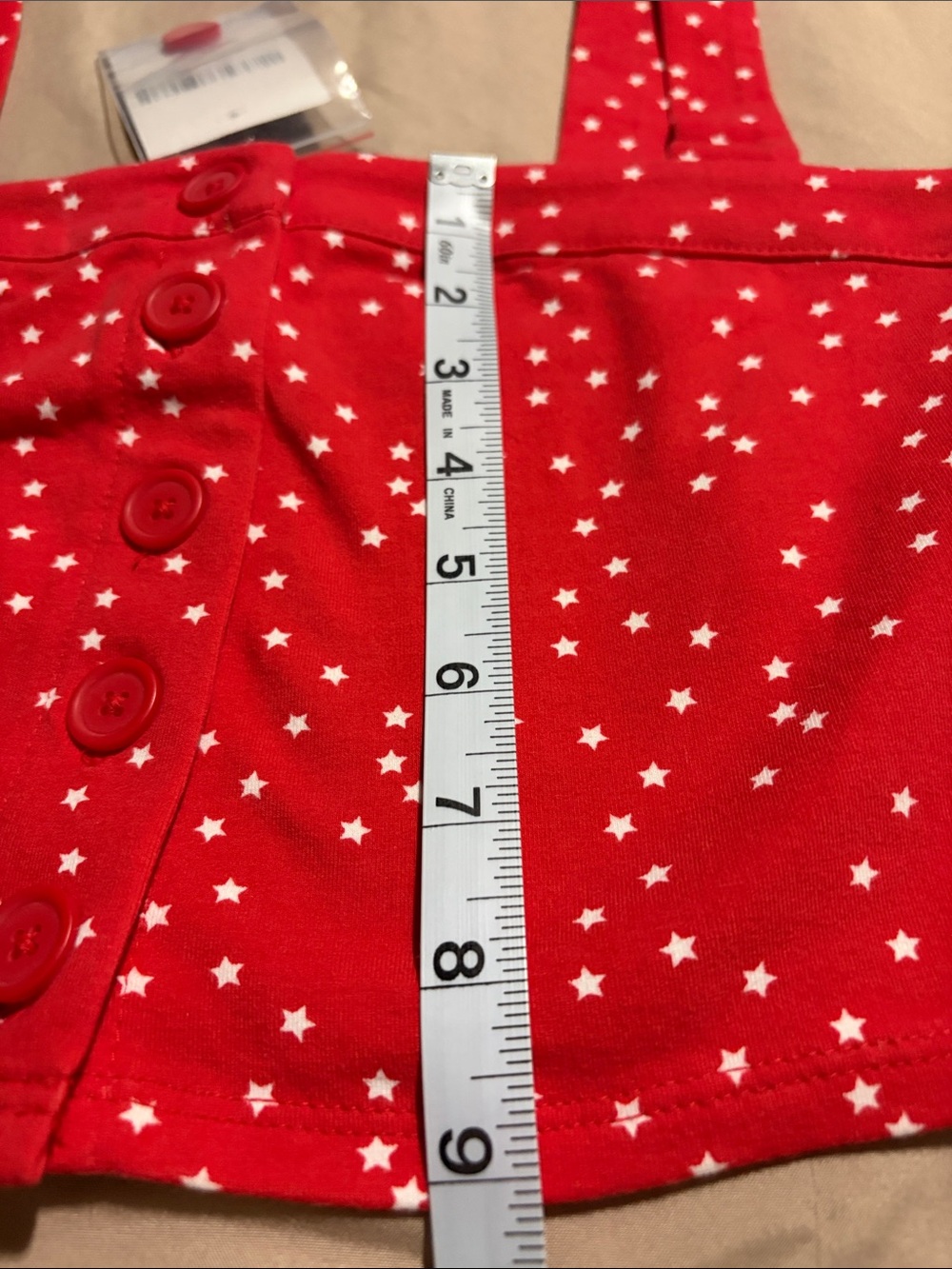 Forever 21 Red Top with White Star Print - Picture 12 of 12